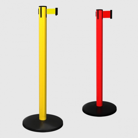 SafetyMaster 450 High Visibility Retractable Belt Barrier - 3.4 Metres